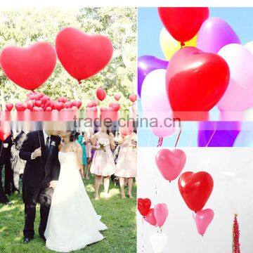 12'' 2.2g heart shaped latex balloons wedding party decoration