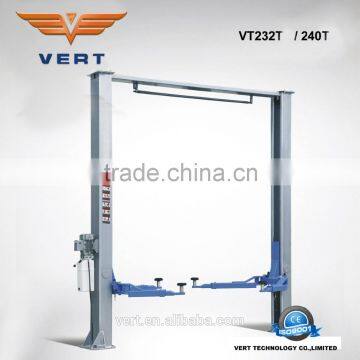 CE certificated asymmetric column clear floor lift with rubber pad door-opeing protection VT232T