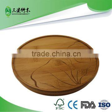 bamboo custom printed serving tray for dessert