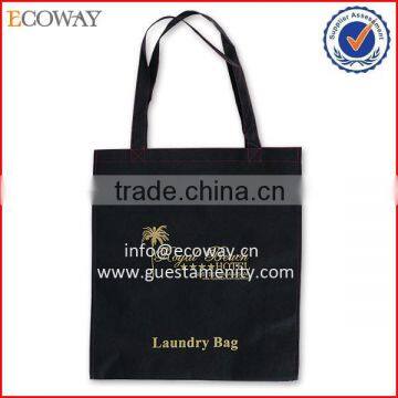 OEM Cheap Black Nonwoven Fabric Hotel Mesh Laundry Bag