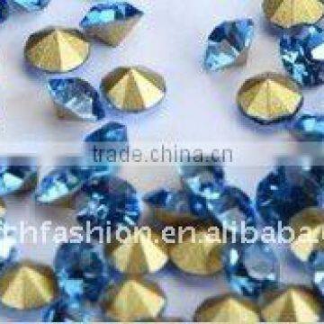 popular and fashional machine cutting pointback crystal