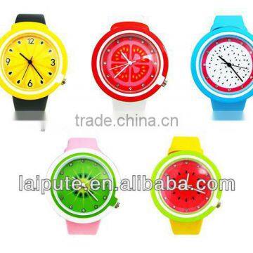 2013 fashion new design watches children's fruit watch with japan movement