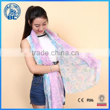 Cheap Cotton Printed Scarf For Women Promotion And Gift