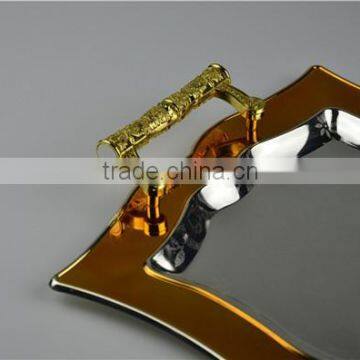 Gold Charger Plates T159 photo-2