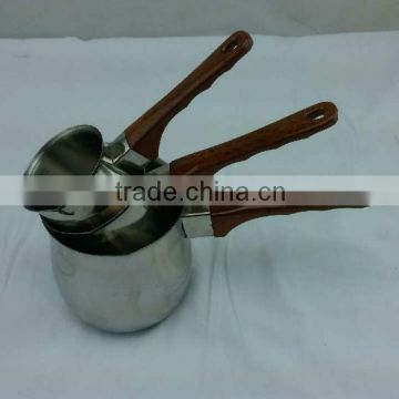 3pcs stainless steel coffee pot with bakelite handle