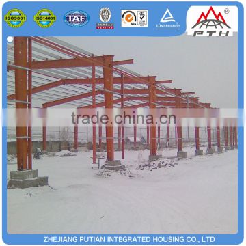 China suppliers single-story steel structure large span building