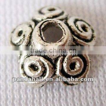 Tibetan Silver Jewelry Cap Findings(AA129)