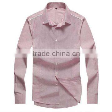 Men shirt pink checkered 100% cotton