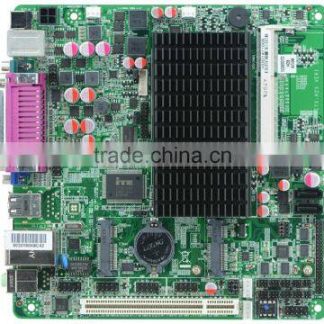 Atom N2800 1.86G dual core IPC POS fanless motherboard H25_28 6.5W low-power DDR3 6RS232 24bit single channel LVDS Wake PXE PCI