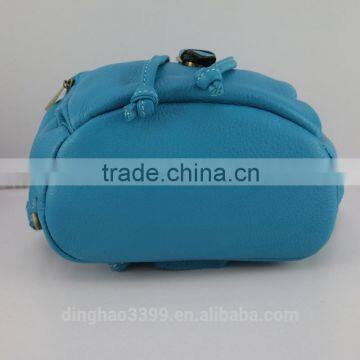 2016 Soft Fabric Backpack Fashion Blue Backpack Girl 's School Bag photo-5