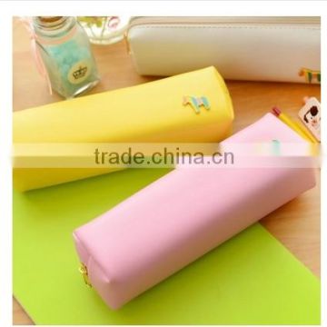 Lovely Pencil Case ,Simple PU Pen Bag