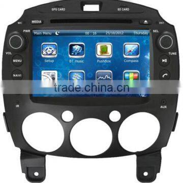 2 DIN Car DVD Player TouchScreen GPS Navigation For MAZDA 2 2007-2014 photo-2