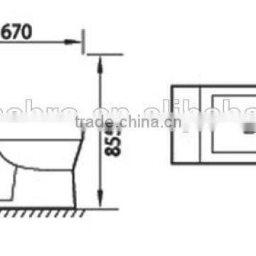 White wc Ceramic Toilet Used With Soft and Comfortable Toilet Paper TFZ-09-3 in Bathroom photo-4