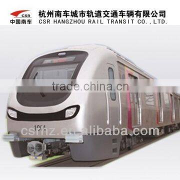 Metro vehicle, subway car, railway car