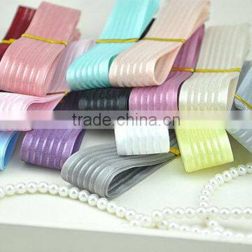 Satin and Organza Striped Ribbon Sheer Ribbon Decorative Ribbon photo-2