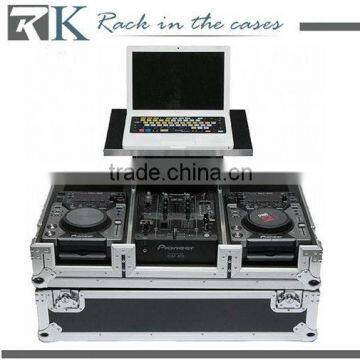 CDJ Workstation 350 / 400 Flightcase For Pioneer CDJ350 / CDJ 400 / DJM400 (black, silver)