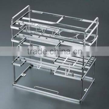 Factory Supply Kitchen cabinet chrome drawer pull-out basket