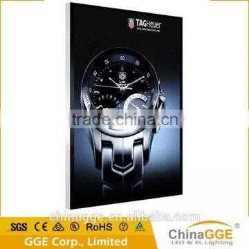 Lock hook magnetic lighted movie poster frames with led panel frame