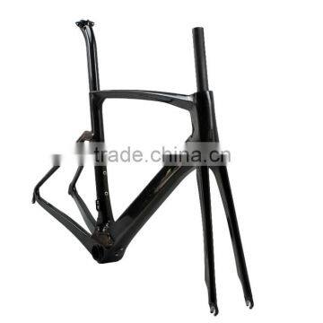 2015 Newest Carbon Frame Aero 700C Carbon Road Bike Frame BB86 DI2 Compatiable Adjusted Frame Fork Seatpost