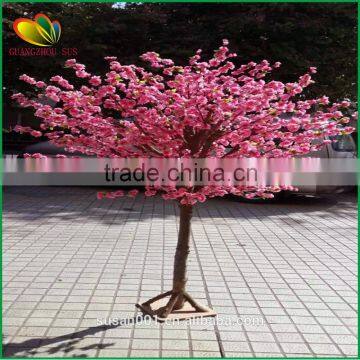 Wholesale artificial plants supply artificial cherry blossom tree plastic cherry blossom tree