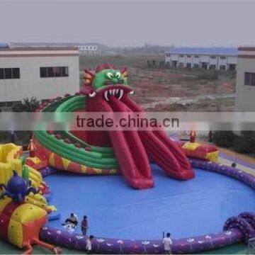 2016 QiHong hot New Inflatable Water Park games,, Bouncia Water Park Projects for sales