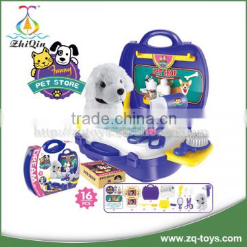 Lovely pet shop toys pet bath toy pet store toy play set