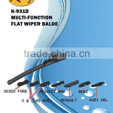 K-931D Multifunction Flat Wiper Blade with 10 adapters, auto wipers