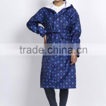 ladies polyester raincoat women long jacket ladies polyester raincoat women long jacket