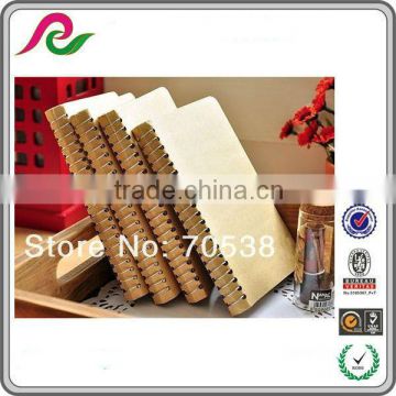 Wholesale new design plain custom recycle brown kraft paper notebooks