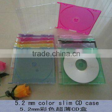 5.2mm slim multicolor CD case