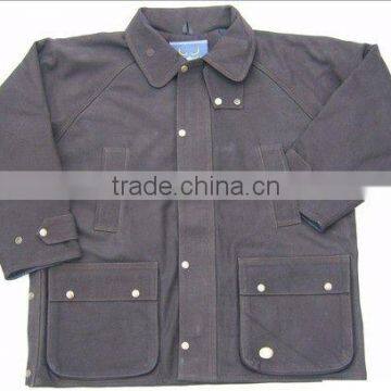 Nubuck Leather Field Jacket