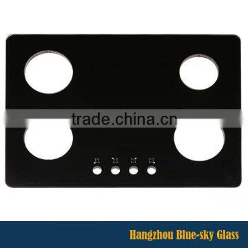 LT 8mm thickness low price standard cut to sizes tempered glass for gas stove for hot sale