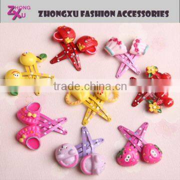 new cheap promotion plastic cute cartoon animal baby hair clip