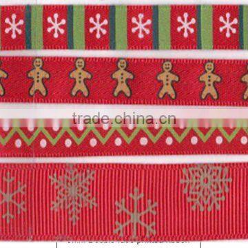 Pattern Printed Grosgrain Ribbon
