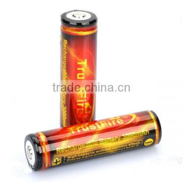 18650 PCB Protected Battery Trustfire 3.7V 3000 mAh Lithium li-ion Camera Flashlight Torch Rechargeable Battery