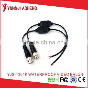 CCTV Balun Waterproof 350-500 Meters isolation Anti-jamming Video Balun YJS-1301K
