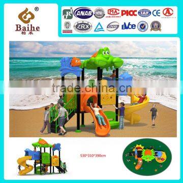 2016 Kid outdoor playground big slides for sale