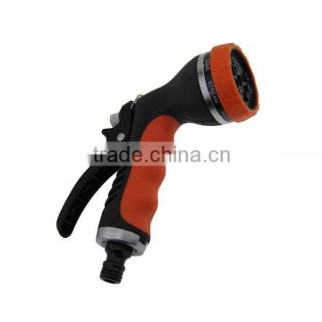 double color rubber coated 8 pattern foam water spray nozzle