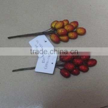 Christmas Ornaments Artificial Fruit branch Lichi Branch