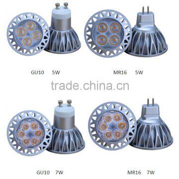 230V Spot Led Gu5.3 Gu10 Mr16 12V Led Spotlight 5W 7W With CE photo-2