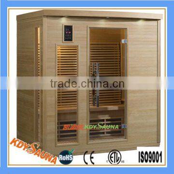 4 People Capacity And Solid Wood Main Material Family Sauna
