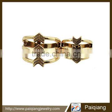 Wholesale vintage hollow out arrow finger ring sets