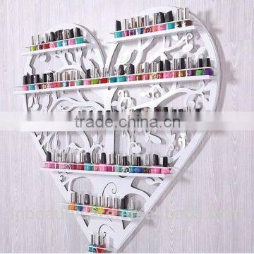 Mental Nail Polish Station Nail holder that can hang in the wall