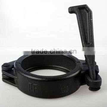 Schwing concrete pump pipe clamp, high pressure 6 inch wedge pipe clamp