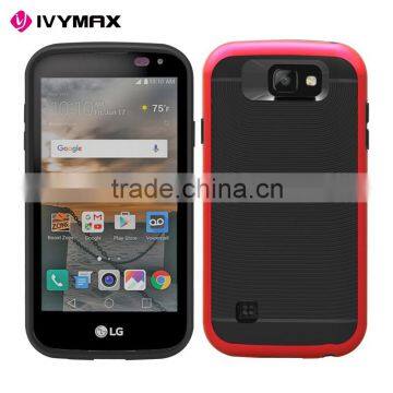 Top Selling Aluminimum Textured Grip Shockproof Phone Case for LG K3/LS450 photo-2
