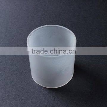 china factory manufacturer frosted borosilicate glass tube H50mm*OD50mm for lighting sandblasting glass tube fire polished