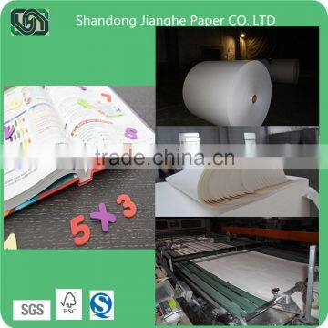 offset paper in roll / sheets 50gsm 60gsm 70gsm 80gsm 100gsm 120gsm