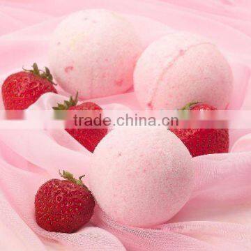 Strawberry natural handmade Bath Bomb & Bath Fizzer