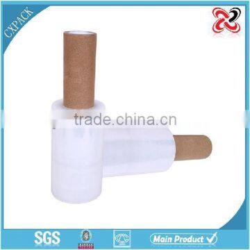 lldpe mini handle pvc plastic stretch wrap film