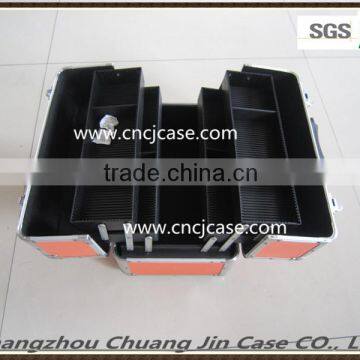 High-end Fashion of Orange Aluminum Beauty Case photo-3